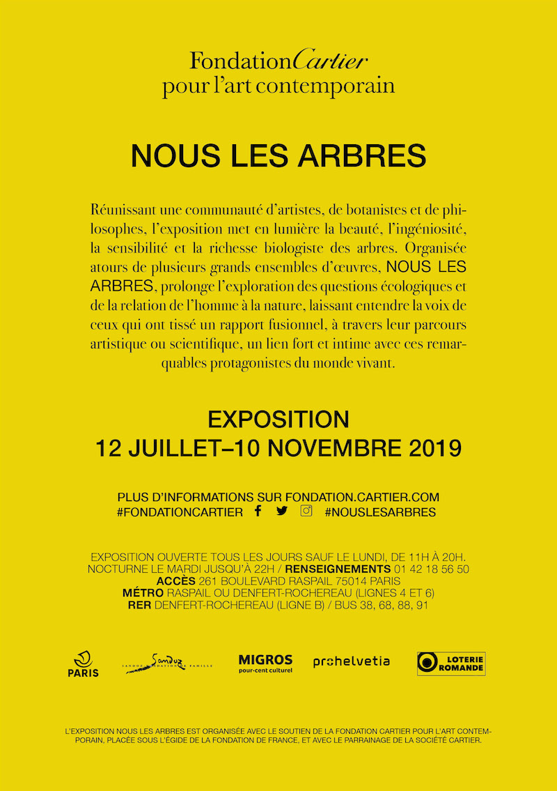 Clara Barton Communication Genève Nyon Lausanne Print Invitation Nous Les Arbres Verso